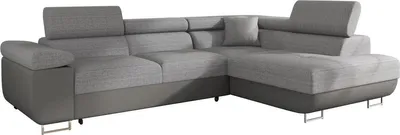 Produktbild von MIRJAN24 Ecksofa Torezio, Stilvoll Eckcouch mit Bettkasten und Schlaffunktion, Moderne Schlafsofa (Soft 029 + Lux 05, Seite: Rechts)