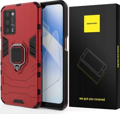 Image de SPACECASE X-ring étui de protection pour Oppo A16 Rouge