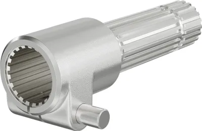 Zdjęcie produktu dla Wał przegubowy, tuleja przegubowa 160 mm z mocowaniem wielowypustowym 1 3/8" Z21 do wału odbioru mocy 1 3/8" Z21 ciągnika