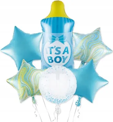 Obrázok produktu pre Balóniková súprava FLASCHE BLAU 6 ks.