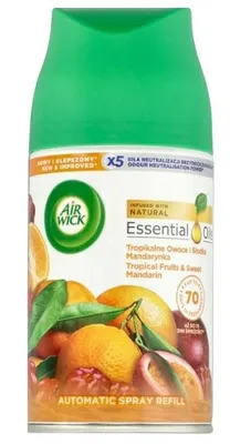 Zdjęcie produktu dla Air Wick Freshmatic Słodka Mandarynka/Sweet Mandarin 250 ml Wkład