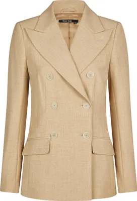 Produktbild von Marc Aurel Schmaler Doppelreiher Blazer beige melange 42