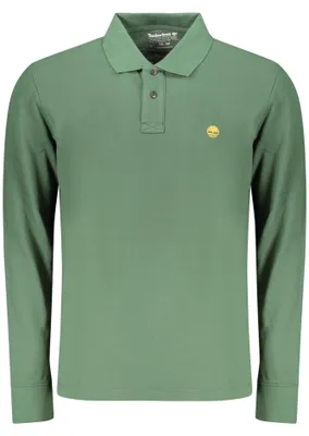 Image de Polo À Manches Longues Pour Homme Timberland, Vert