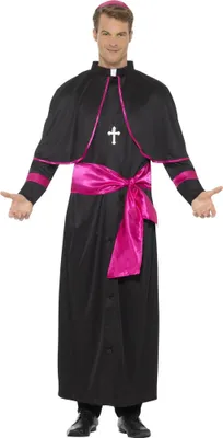 Produktbild von Smiffys - Kostüm Set für Herren SM2175 (M) (Schwarz/Pink)