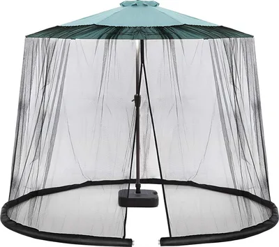 Produktbild von Mückennetz für Sonnenschirme 335 x 240 cm - Großes Anti-Mücken-Netz - Für den Außenbereich