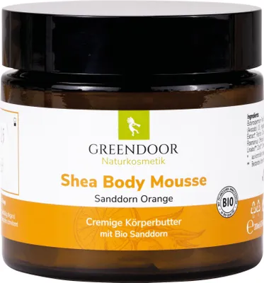 Produktbild von GREENDOOR Shea Body Mousse Sanddorn Orange