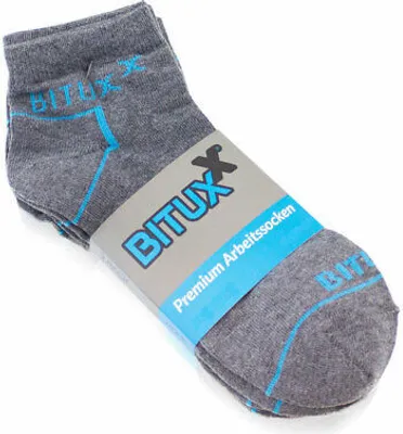 Produktbild von Bituxx 6 Paar Sneakers Freizeit & Arbeitssocken Grau 39-42 MS-18473