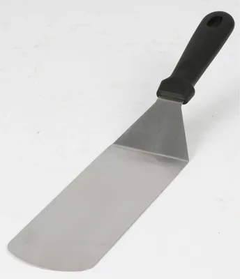 Produktbild von LANDMANN Burgerspachtel Edelstahl 40×8×12 cm – robuster Grillspachtel für Burger, Fleisch und Gemüse, hitzebeständig, langlebig und ideal für Grill, Küche und Smashburger