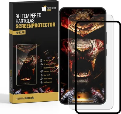 Produktbild von 4x 9H Panzerglas für Samsung Galaxy S21 HD KLAR mit Montagerahmen echtes Tempered Glass Displayschutz Schutzglas Hartglas Schutzfolie Screen-Protector
