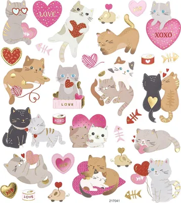 Obrázok produktu pre DPCraft STICKERS dekor samolepky scrapbooking 31 ks, mačička