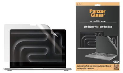 Imagen del producto de Protector de pantalla PanzerGlass Dual Privacy para MacBook Pro de 16 pulgadas (modelo de 2021)