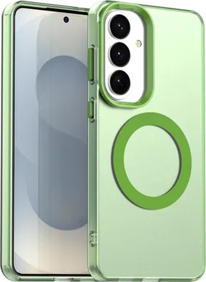 Produktbild von MagSafe Handy Hülle für Samsung Galaxy S26 Plus Candy Design TPU PC Case Grün