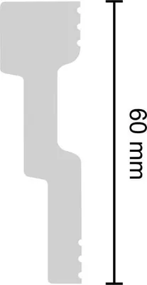 Produktbild von Decosa Deckenleiste Veronique, Querschnitt: 60 mm , 2 m lang
