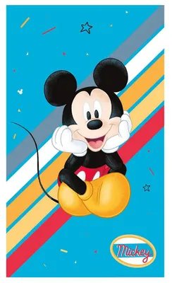 Produktbild von Badetuch Mickey Mouse 70 x 120 cm | Micky Maus | Strandtuch | Handtuch