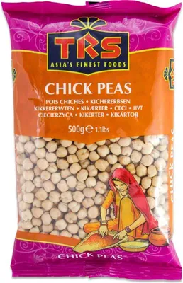 Produktbild von [ 500g ] TRS Kichererbsen / getrocknete Hülsenfrüchte / Chick Peas