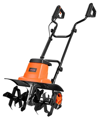 Obrázek produktu pro Elektrická motokultura VEVOR, pracovní šířka 45 cm, pracovní hloubka 22 cm, výkon 1500 W, motokultura, rozdrobitel půdy, kultivátor s ocelovými hroty a sklopným řídítkem, zahradní fréza pro údržbu trávníků, dvorů a zahrad