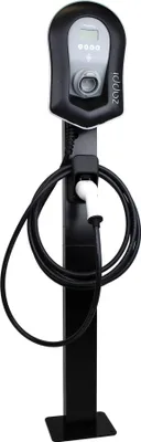 Obrázok produktu pre Myenergi Zappi V2.1 7,4 kW – 1-fázový – 32 A – typ 2 – 6,5 metra – nástenná nabíjačka – čierna