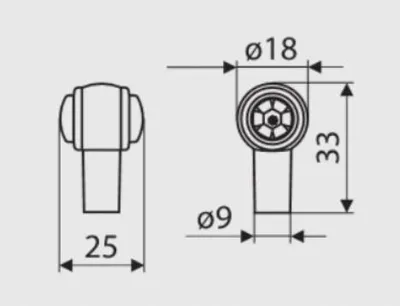 Produktbild von GAMET GW23-G0031 Möbelgriff Altsilber