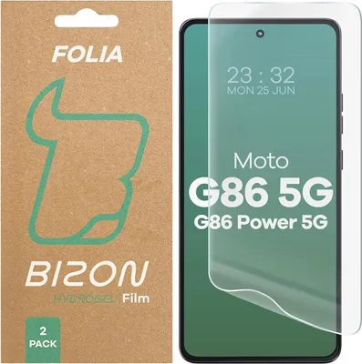 Produktbild von Bizon Glas Hydrogel Front Motorola Moto G86 5G / G86 Power 5G [2 PACK]