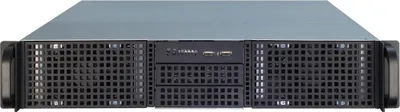 Produktbild von Inter-Tech IPC 2U-20248, Rack, Server, Schwarz, ATX, micro ATX, Mini-ITX, Stahl, HDD, Netzwerk, Leistung