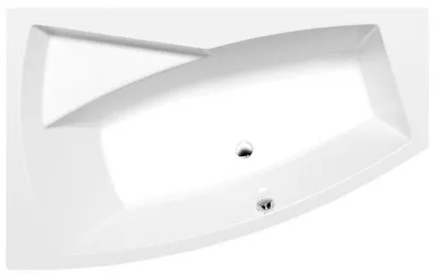 Produktbild von Raumspar Badewanne EVIA 170x100x47cm, links, weiß