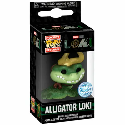Zdjęcie produktu dla Funko Pocket POP! Keychain - Loki w wersji Alligator figurka z serii Marvel
