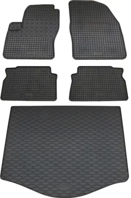 Produktbild von Rigum Gummi Fußmatten + Kofferraumwanne im Set für Ford C-Max