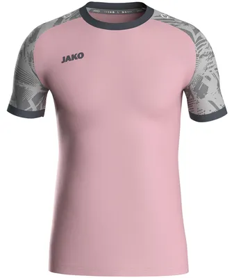 Produktbild von Jako Iconic Trikot Kurzarm Kinder - Dusky Pink / Soft Grey / Anthra Light