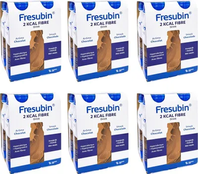 Produktbild von Fresubin 2 KCAL FIBRE Drink Schokolade 24x200ml Trinkflasche