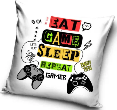 Zdjęcie produktu dla Poduszka do gier / konsoli: Gamer – 40 cm x 40 cm