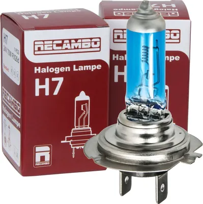 Produktbild von 2x H7 / 70W 24V für LKW Truck Xenon Look Super White Birnen Lampen Blaues Glas