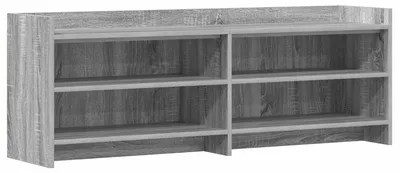 Obrázok produktu pre vidaXL TV skrinka 135 x 33 x 47 cm, sivá, drevotrieska v štýle Sonoma