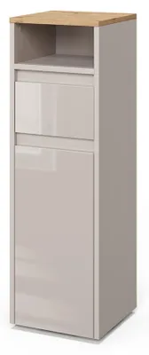 Produktbild von Midischrank Vicco Majest Cashmere 30.2 x 96.3 cm mit Schublade und Tür, Model 58692