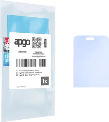 Produktbild von apgo Displayschutzglas für Nokia 6300 4G Bildschirmschutz, 9H Hybrid Schutzglas mit Keramikbeschichtung [Glänzend, Full Glue]