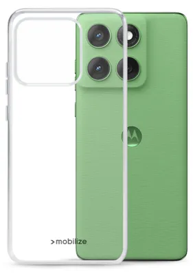 Zdjęcie produktu dla Mobilize Gelly Case – przezroczyste etui na telefon Motorola Edge 60 Neo – elastyczne etui z TPU – przezroczyste