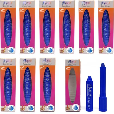 Produktbild von 10x Blaue Schminkstifte für Kinder und Erwachsene