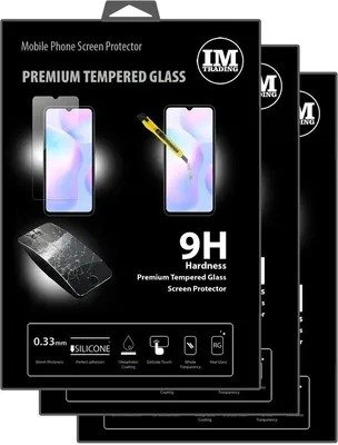 Immagine prodotto di 3X Vetro protettivo blindato 9H Vetro temperato Pellicola di protezione del display Schermo protettivo in vetro XIAOMI REDMI 9C