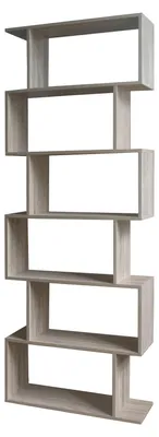 Produktbild von Regal Modell 70189 mit 6 versetzten Fächern, 70x189x23,5 cm (BxHxT)