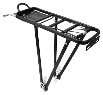 Produktbild von Verstellbares Aluminium-Hinterradgepäckträger - 35 Kg Tragkraft - Universell 24-28 Zoll