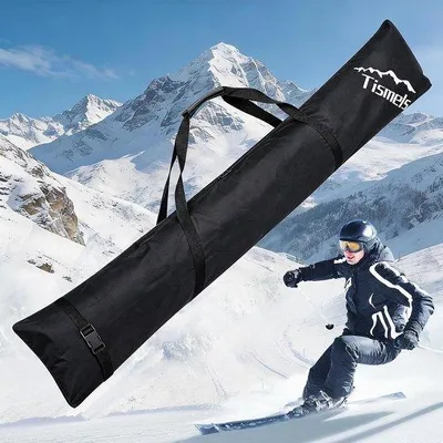 Productafbeelding van Skitas 185 cm - waterdicht - ruime opbergruimte - ideaal voor skiuitrusting - Homevero