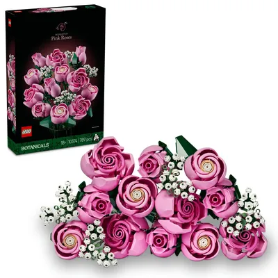Image de Kit de construction Rosa Rosenstrauß pour adultes