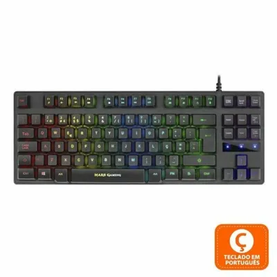 Produktbild von Mars Gaming MKTKLPT, Kabelgebunden, USB, Mechanischer Switch, QWERTY, RGB-LED, Schwarz