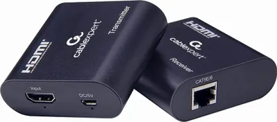Produktbild von Gembird HDMI-Extender, Reichweite bis 60 m, Kunststoff und Metall