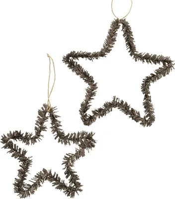 Produktbild von Boltze Gruppe Erin Dekoanhänger braun 25 cm (1 Stück)