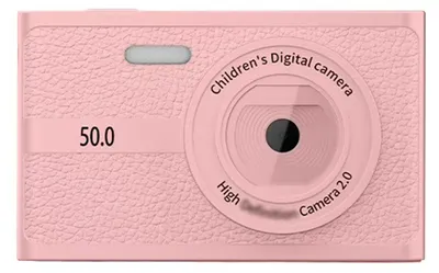 Obrázek produktu pro Dětský digitální fotoaparát 1080p – kompaktní a malý fotoaparát typu „zamířit a vyfotit“ s 16násobným digitálním zoomem a 2palcovým LCD displejem – přenosný fotoaparát s funkcí rozpoznávání obličeje pro chlapce a dívky