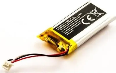Produktbild von Akku für Sennheiser SDW 5066 Li-Pol 3,7 Volt 400 mAh schwarz.