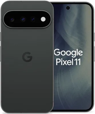 Image de Google Pixel 11, résolution 1080 x 2424 pixels, 12 Go de mémoire, 512 Go de stockage, appareil photo 48 mégapixels, système d'exploitation Android 17, couleur : noir