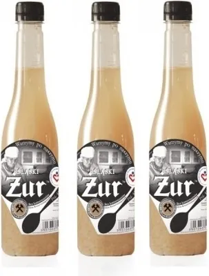 Produktbild von 3 x Schlesische Sauermehlkonzentrat Sauerteig Roggensuppe / Zurek slaski 470 g