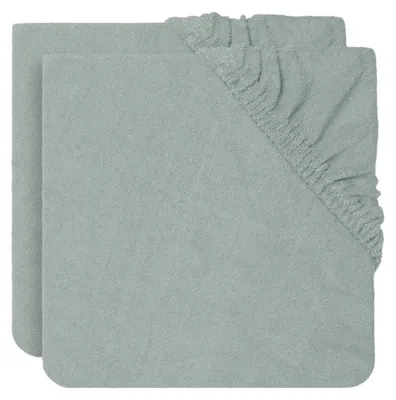 Produktbild von Wickelauflagenbezug Frottee 50x70 cm - Ash Green - 2 Stück