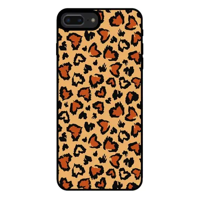 Image de Smartphonica Coque pour iPhone 7/8 Plus avec impression tigre - Coque arrière avec impression panthère - Marron
